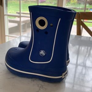 Crocs toddler rain boots, size 8/9